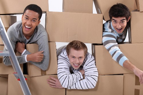 Removal van prepared for a house move in Putney