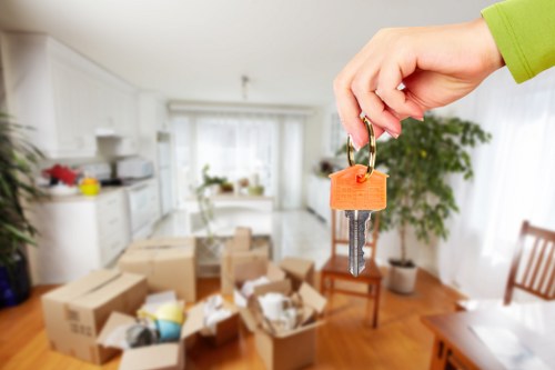 Payment and invoice details for a moving service