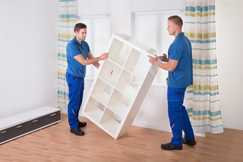 Moving team handling a flat move in Putney with careful access planning