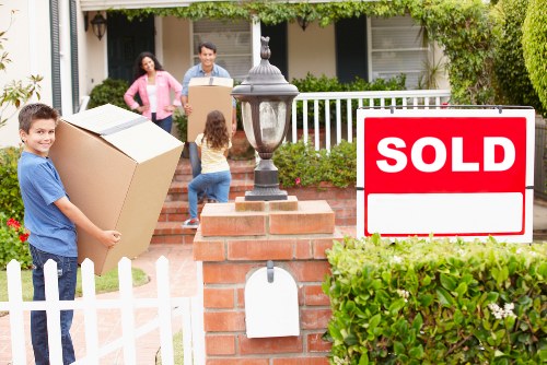 Professional office movers handling a commercial relocation in Putney